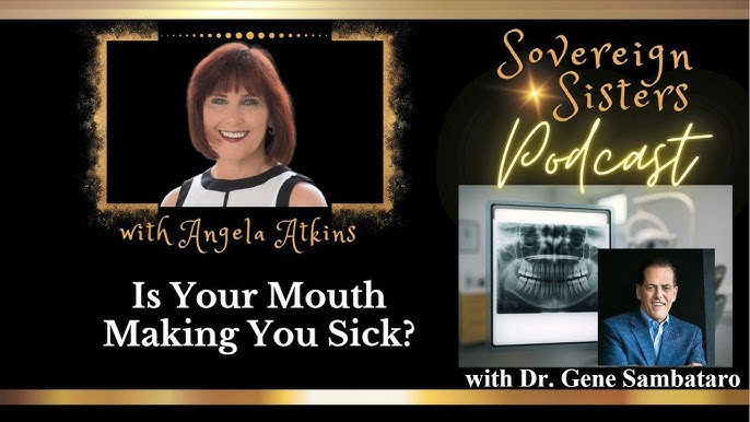 Sovereign Sisters Podcast promo flyer with Dr. Gene Sambataro